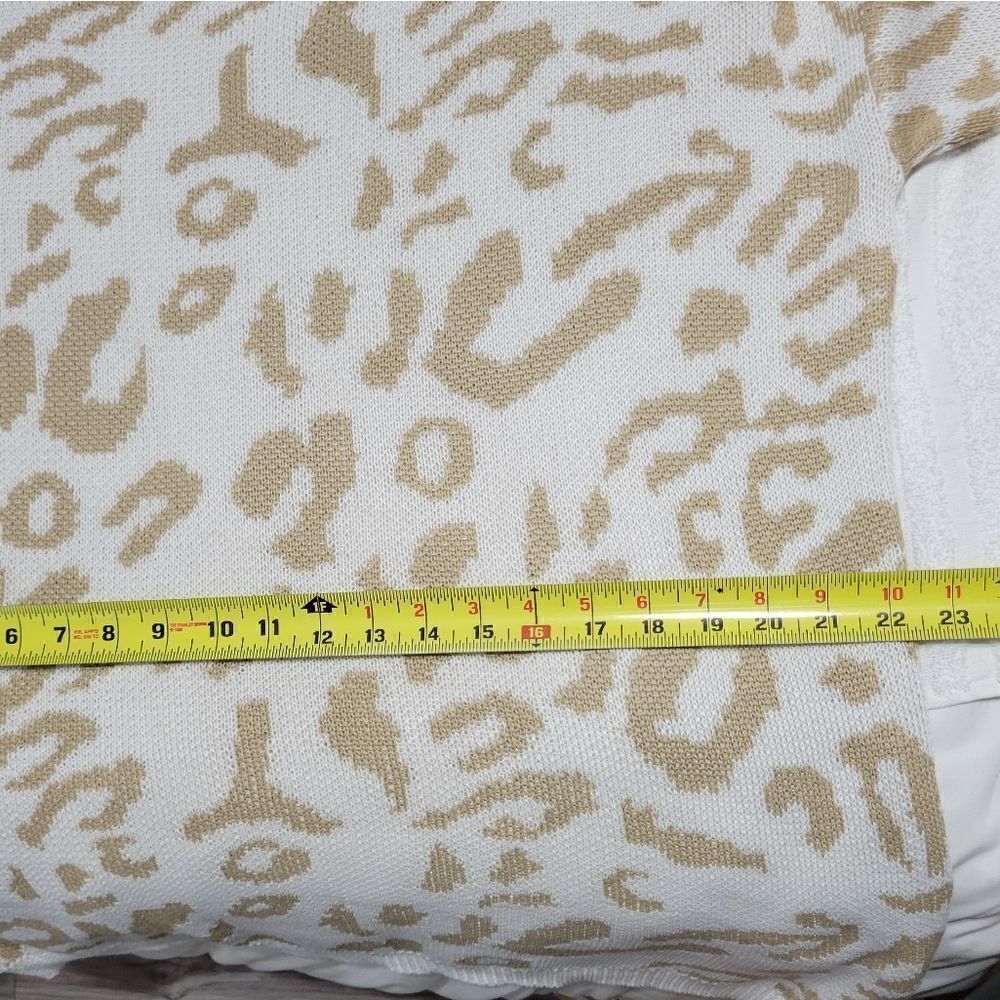 Goodnight macaroon oversized sweater Leopard Print Sz Small - Picture 7 of 10
